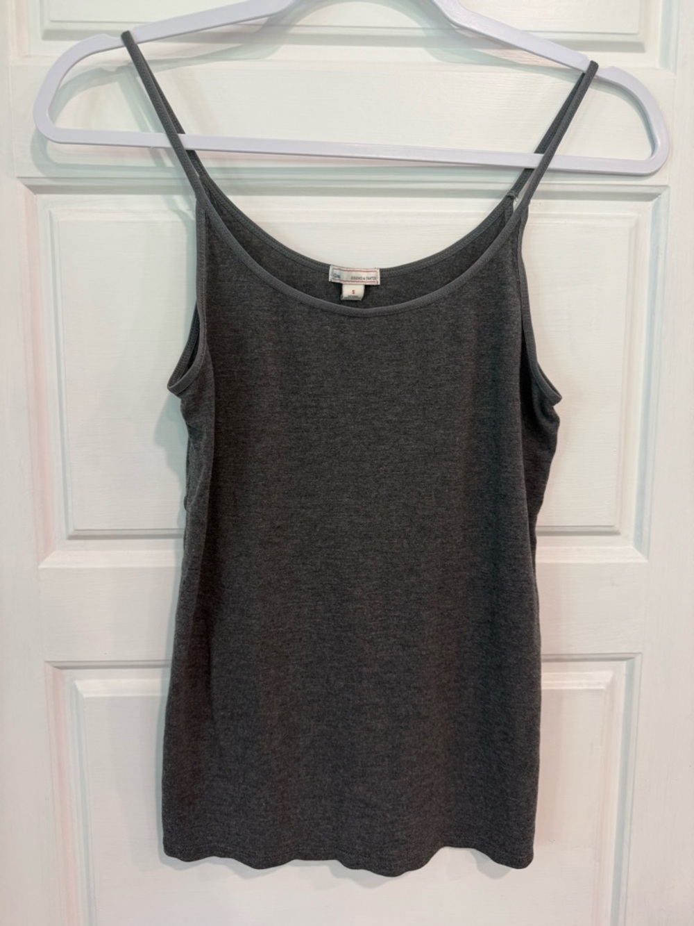 GAP Charcoal Gray Spaghetti Strap Camisole